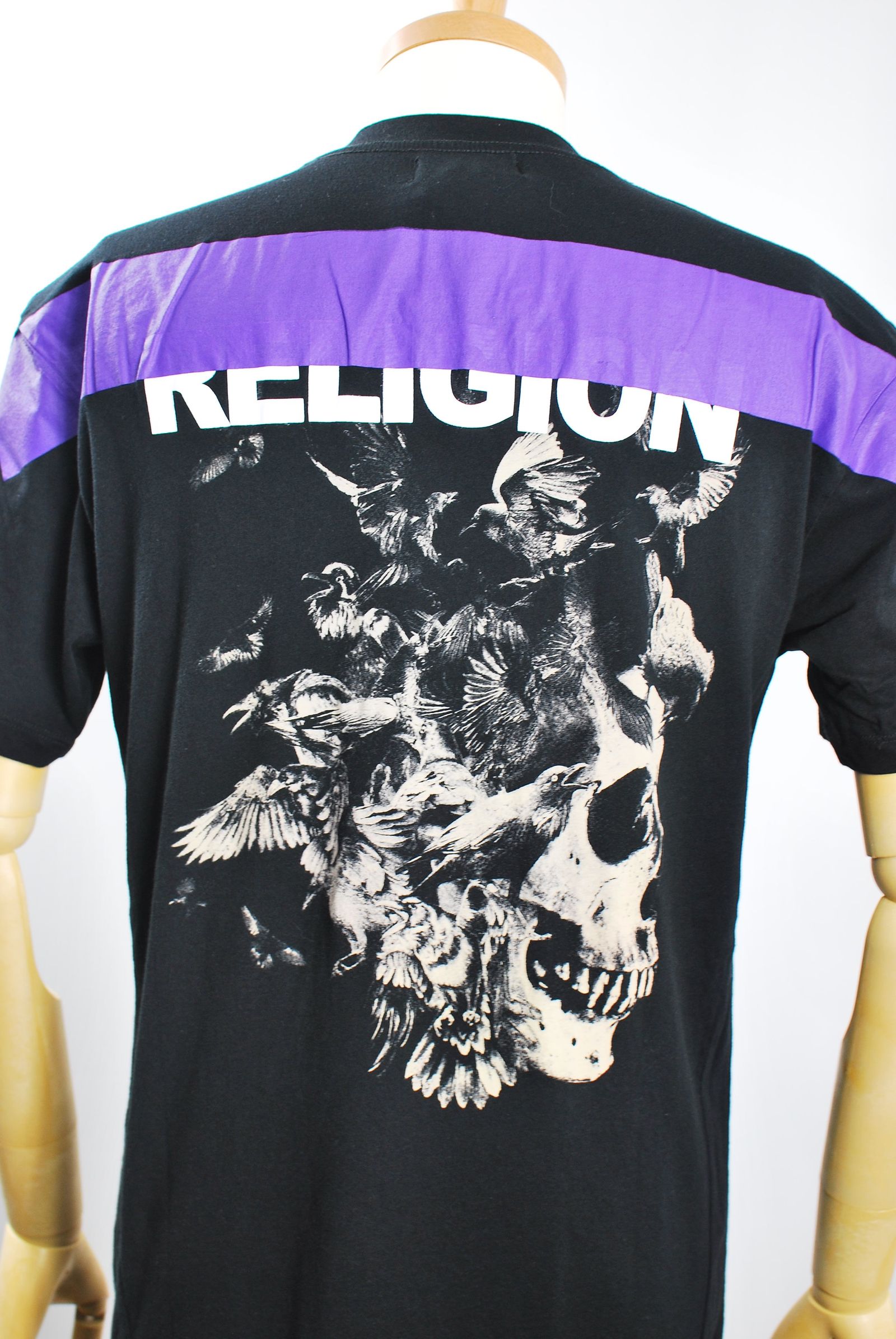 10BRVG95/ RAVEN SKULL/ オーバーサイズ / 日本未発売 /ロックTシャツ/アーティスト着用ブランド / コットンジャージー
