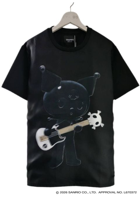 【KUROMIデザイン】TR-097 / 3DアートTシャツ / クロミ / BLACK / ユニセックス