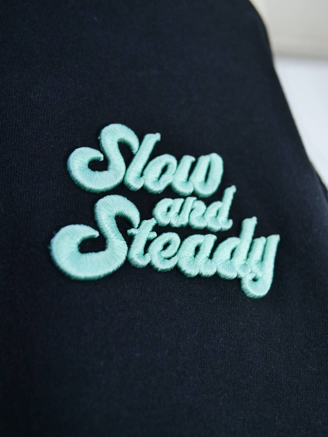【3D刺繍】LANDER BLUE オリジナル / 長袖T刺繍Tシャツ / 高品質な厚手Tシャツ / 9オンス / ビックシルエット / ヘビーウェイトTシャツ / ヘビーオンスTシャツ