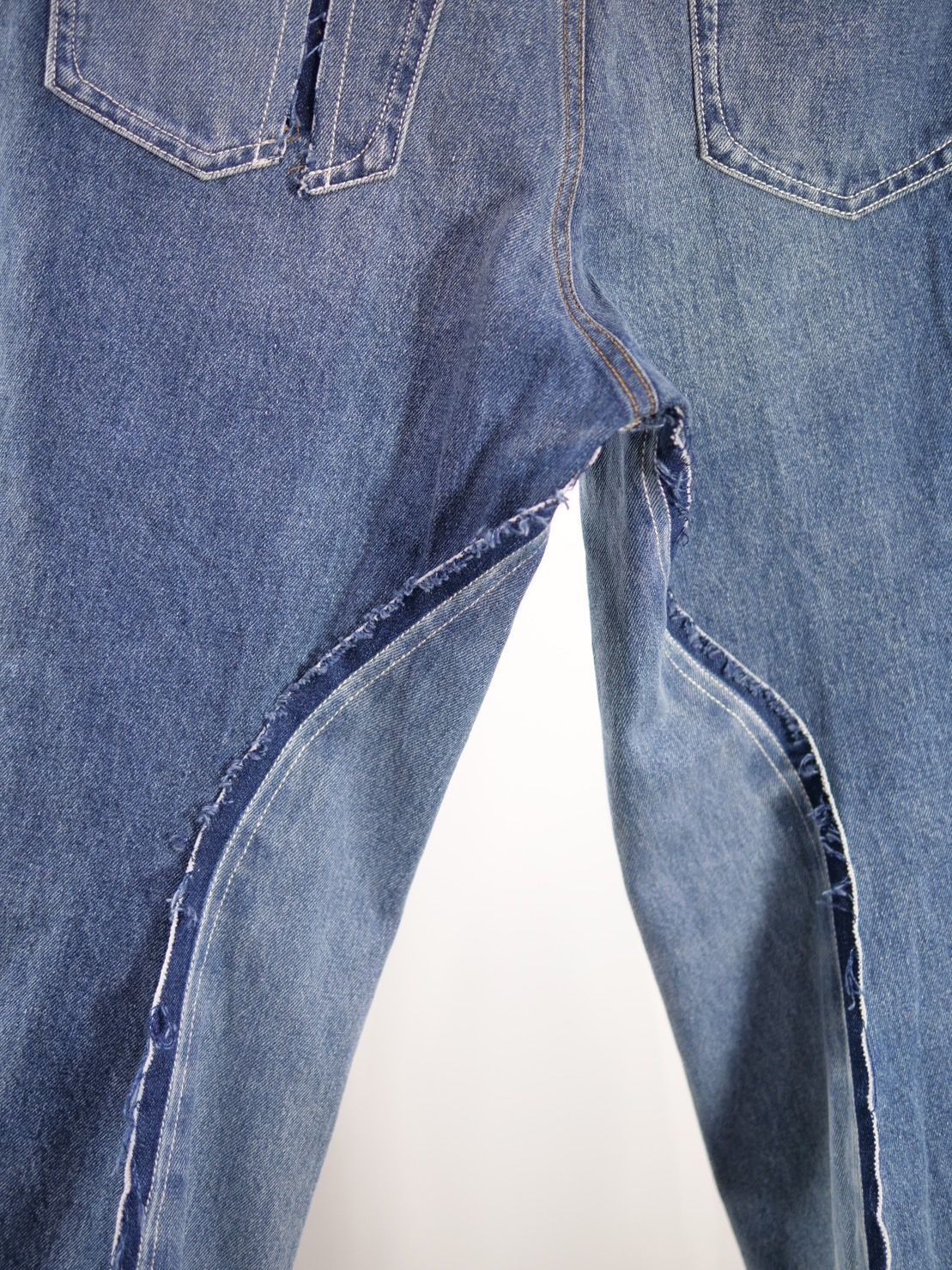 「1691」 Twisted 3D Sarouel Denim / サルエルパンツ / 立体裁断デニム / リメイクデニムパンツ /日本製