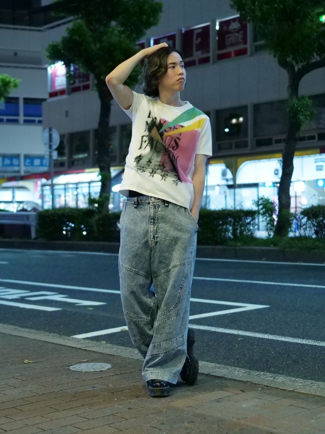 【3DアートTシャツ】 MX-1408 / NO SATISFACTION /  アートブランド / Art Tシャツ / WHITE / トロンプルイユファッション /ユニセックス
