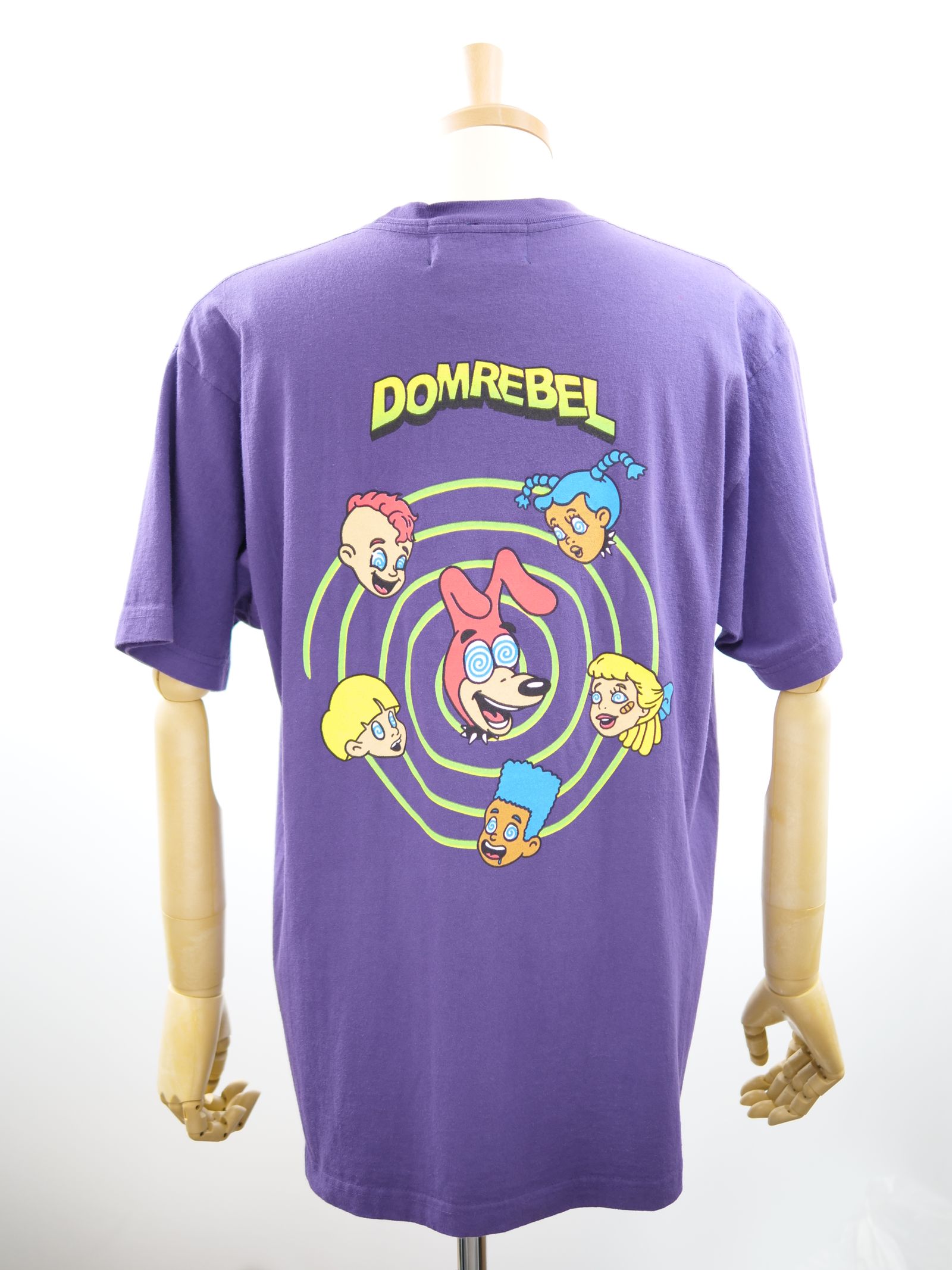 CEREAL BOX T SHIRT / PURPLE / 紫色 / オーバーサイズ  / USA産コットン / ヘビーオンス /厚手