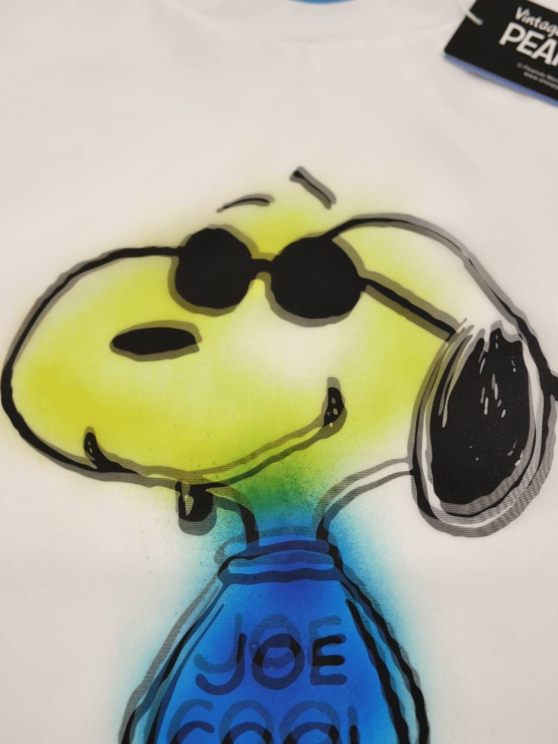 【スヌーピーシリーズ】 SNOOPY / ライセンス商品 / 3Dアート / スヌーピーTシャツ / WHITE  / UNISEX