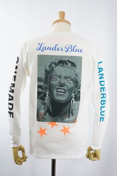 ONEMADE×LANDERBLUE「別注」ONE-710 /  Mサイズ / ロングTシャツ / HAND MADE / MAXSIX /MIKIO SUZUKI