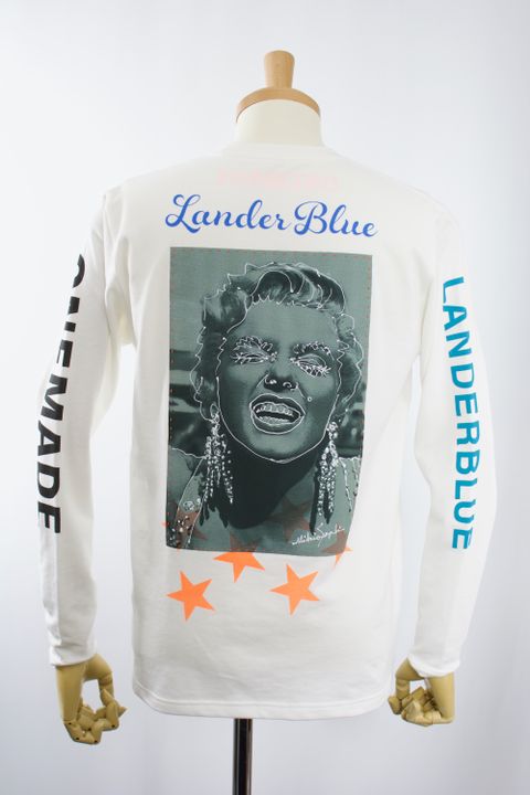 ONEMADE×LANDERBLUE「別注」ONE-710 /  Mサイズ / ロングTシャツ / HAND MADE / MAXSIX /MIKIO SUZUKI