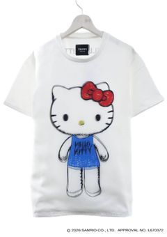 【HELLO KITTY デザイン】TR-094 アートTシャツ / ハローキティ / WHITE / ユニセックス