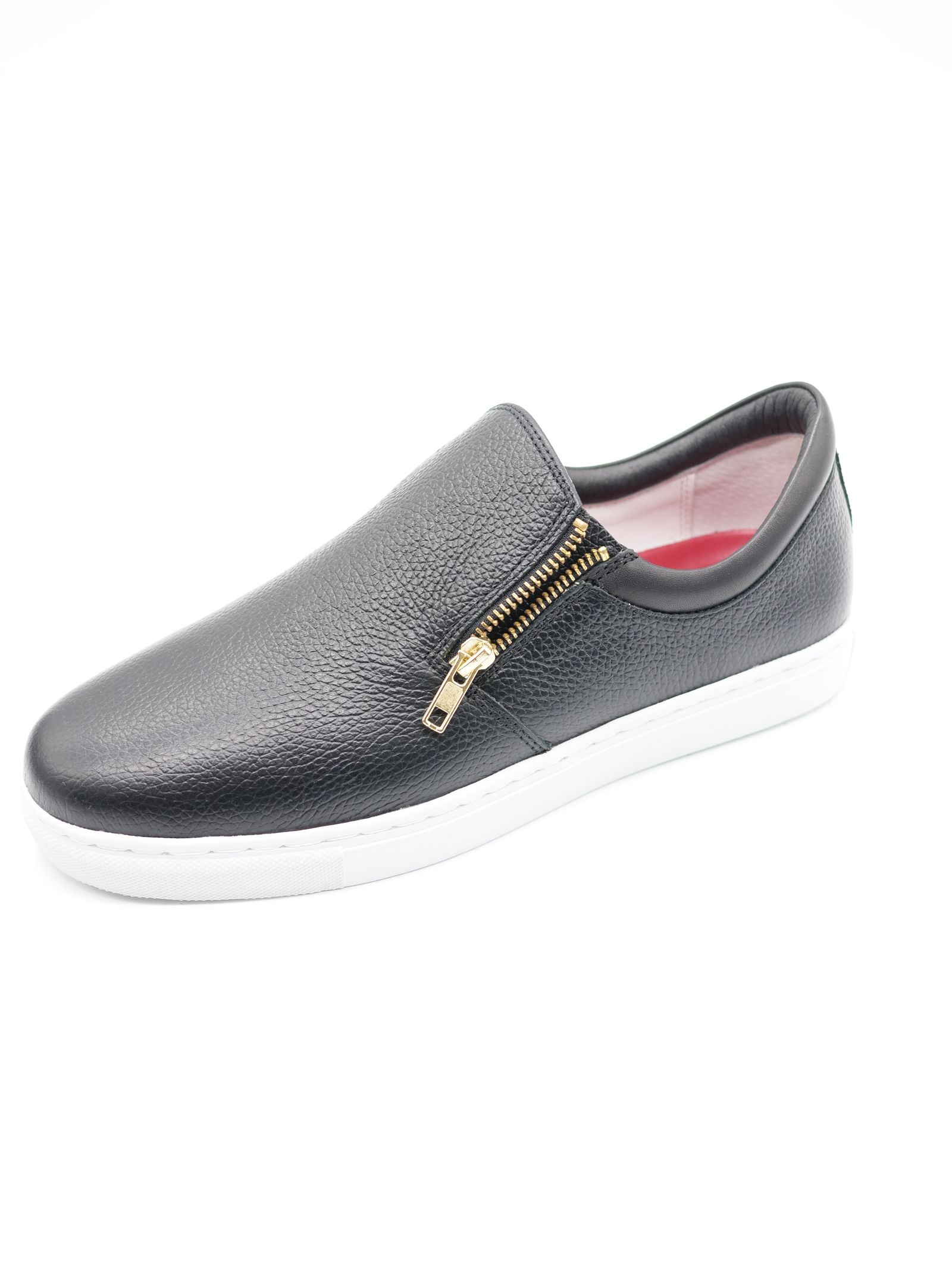 3000 Black / レザースリッポン / 牛革 / 黒 / ZIPタイプ