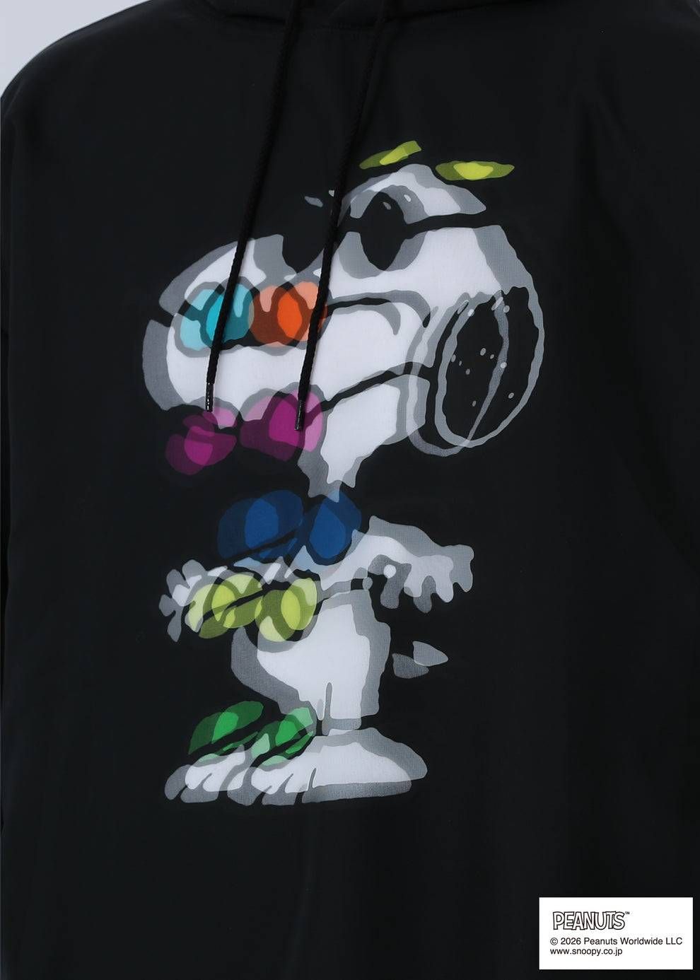 【スヌーピーシリーズ】 TR-059 / SNOOPY / ライセンス商品 / 3Dアート / スヌーピー/ パーカー / BLACK  / UNISEX
