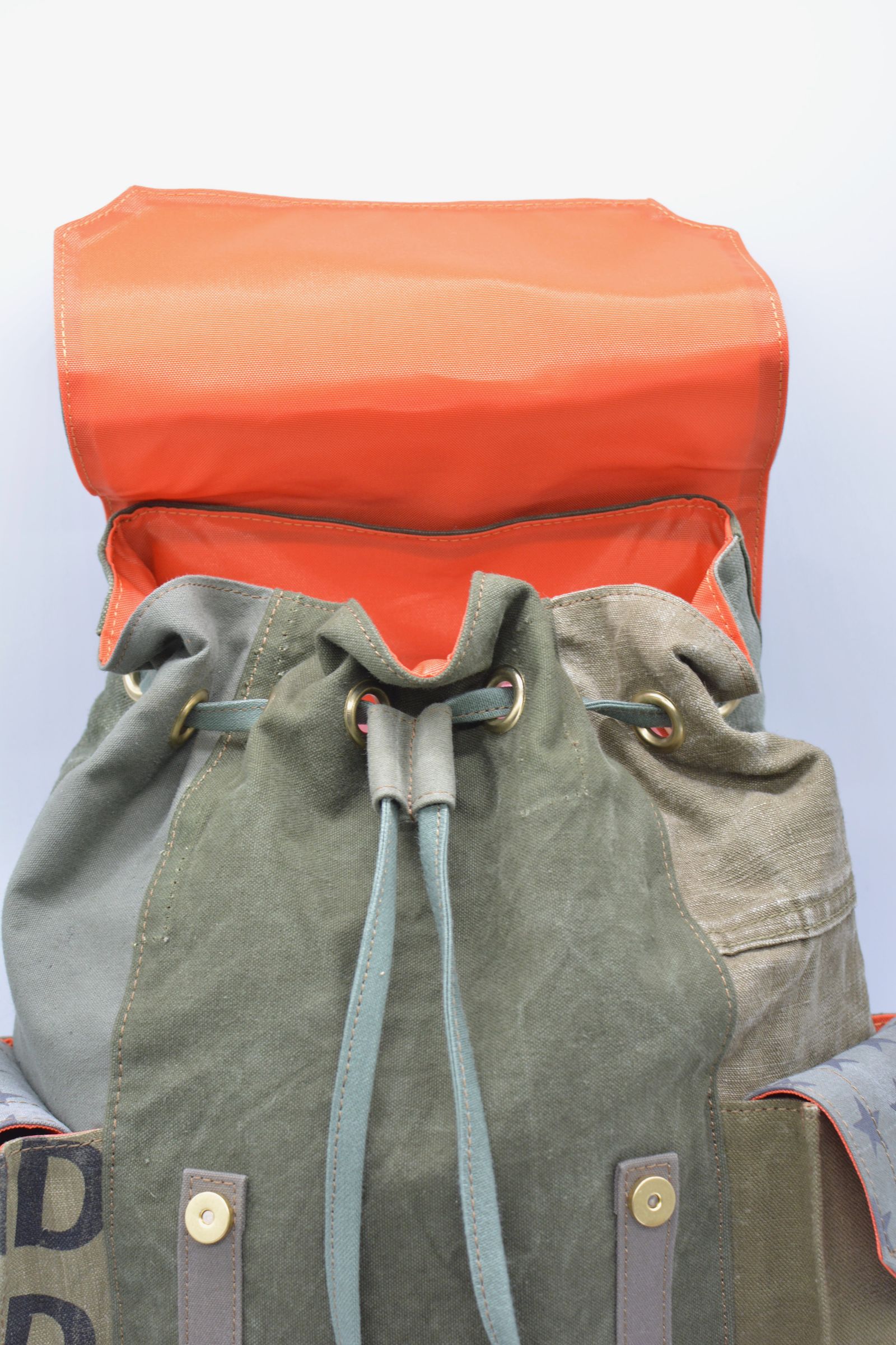 ONEMADE REBUILD LINE / ONE-684 RUCK SACK  / ヴィンテージ / HAND MADE / アートブランド / フランスダッフルバッグ解体