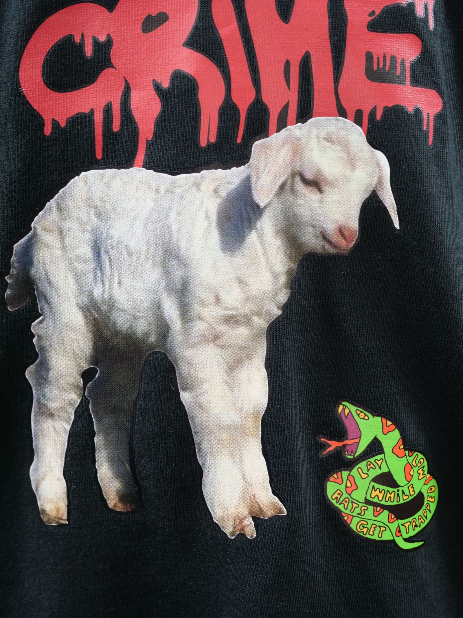 【現代作家が手がける】芸能人着用ブランド /  Art T-shirt /MX-1221/ Black / 黒 /