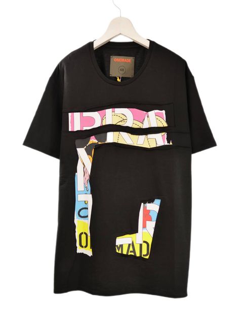 【パッチワークで表現】 Art Tシャツ / 100％コットン / WHITE / アートブランド / ユニセックス