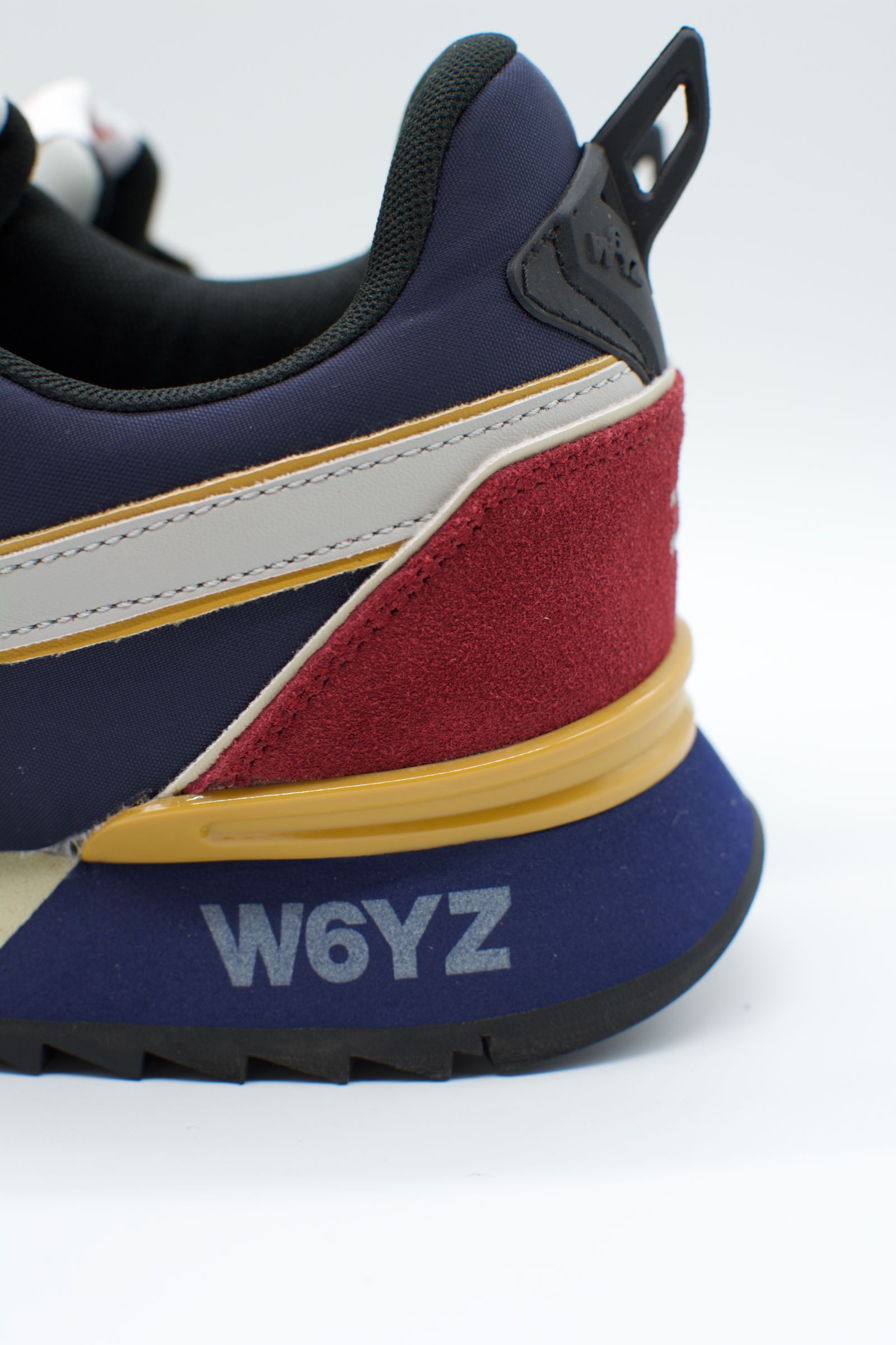 W6YZ - JET-M / KHAKI×NAVY×RED /ローカットスニーカー「スウェード