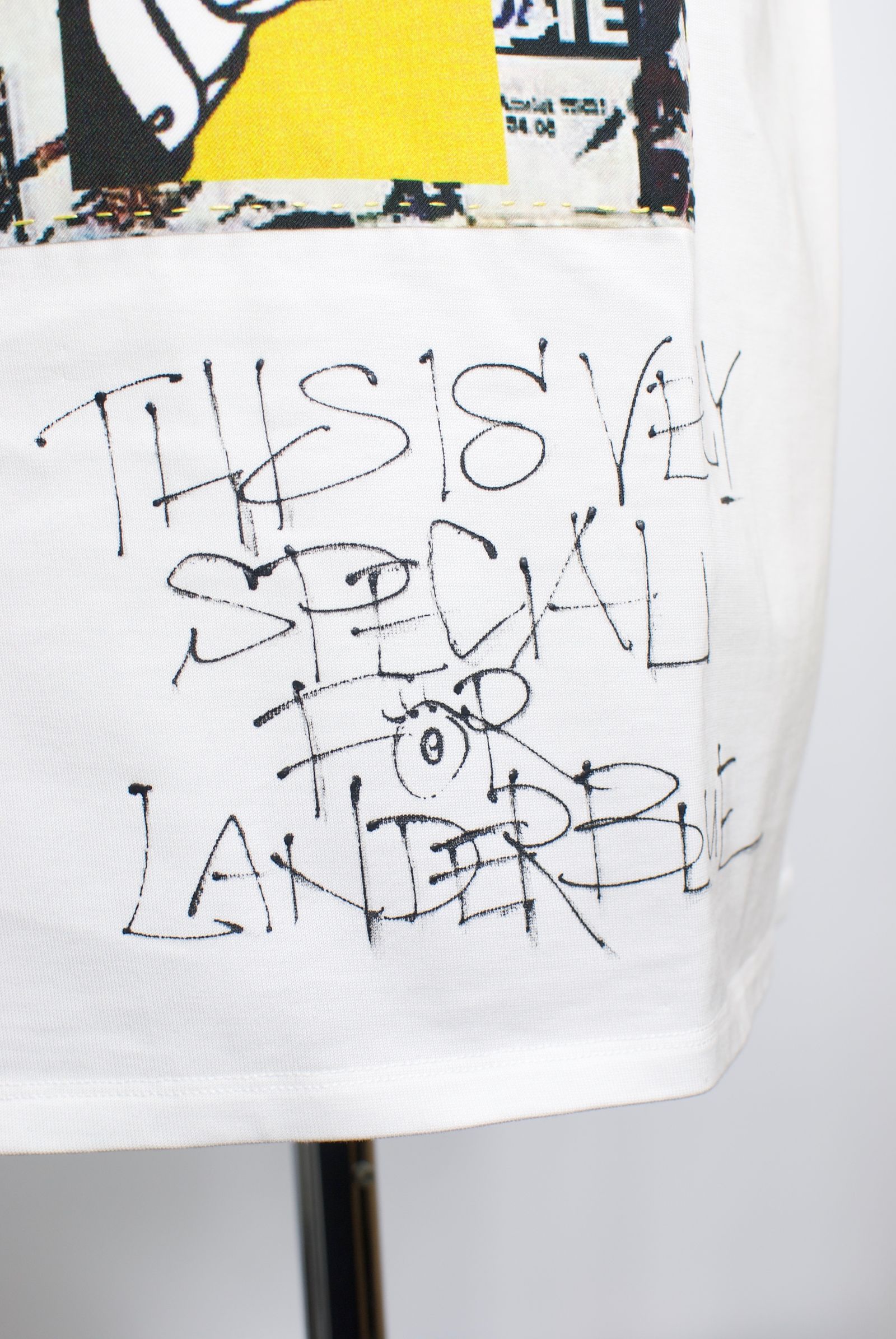 ONE-694 ZULUCKY 48サイズ / ハンドメイド / LANDER BLUE 別注モデル  / 1点もの /アートTシャツ