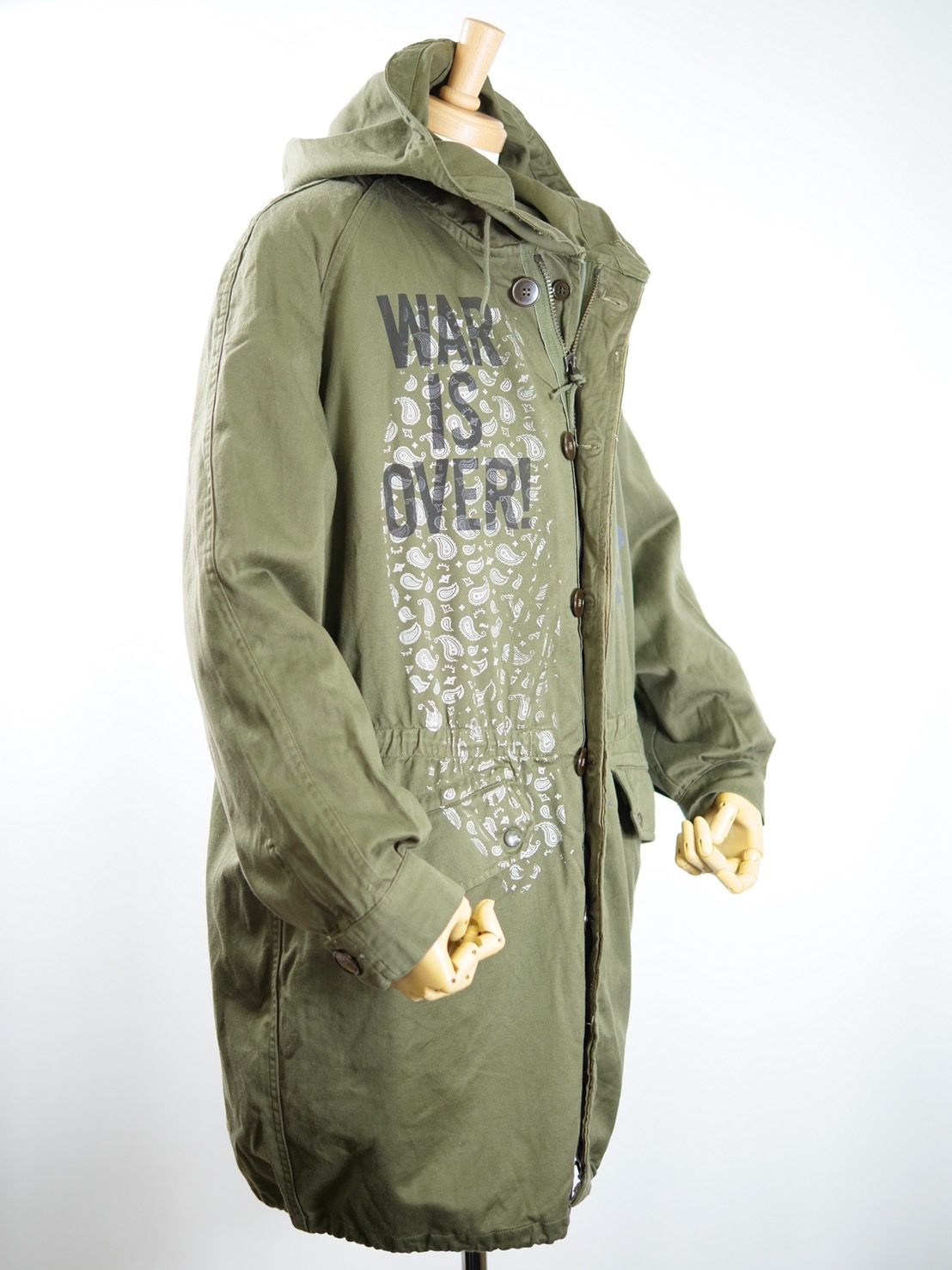 【ハンドメイドブランド】 MODS COAT / モッズコート / KHAKI カーキ/ M-65 M- 64 French Army / COTTON 100% コットン / ユニセックス