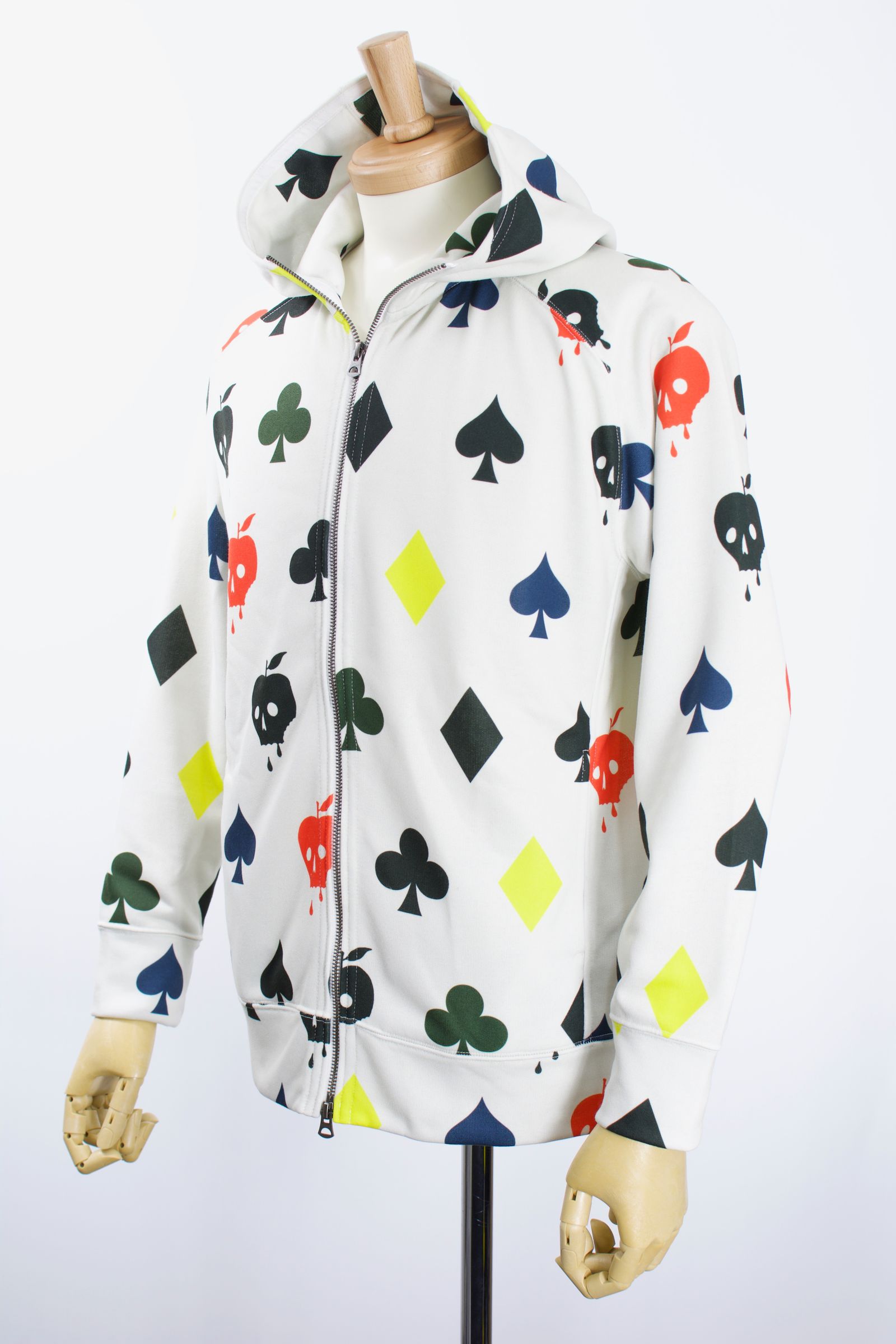 MX-1117 PARKA WHITE  /  ZIPパーカー / MADE IN JAPAN/