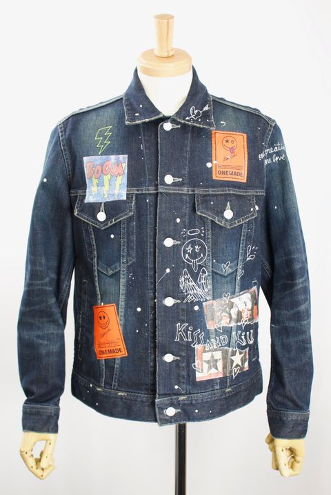 ONE-519 DENIM JACKET  / デニムジャケット /  Hand Made / ハンドメイド  / ハンドペイント