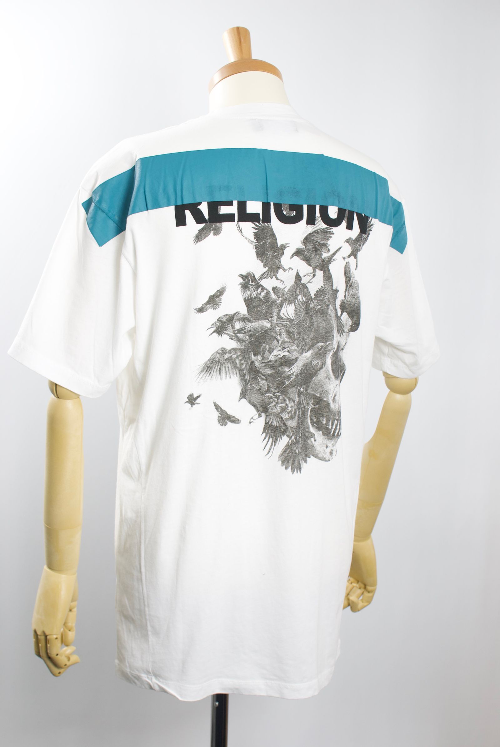 10BRVG95/ RAVEN SKULL/ オーバーサイズ / 日本未発売 /ロックTシャツ/アーティスト着用ブランド / コットンジャージー