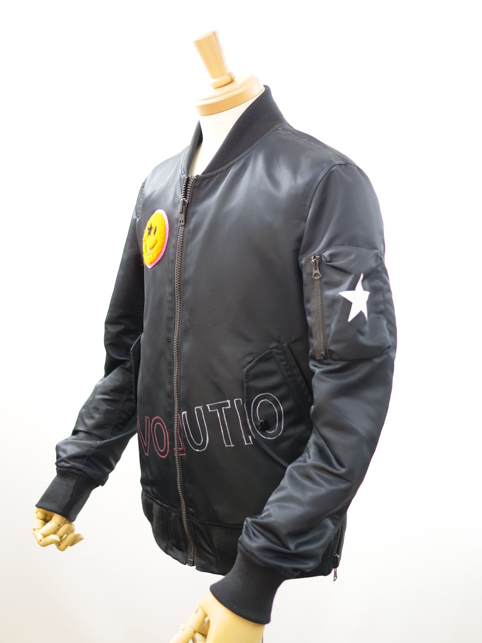 ONEMADE / LANDERBLUE別注 / 48サイズ(M〜L) / MA1 /リバーシブル / ハンドメイド/ MADE IN JAPAN