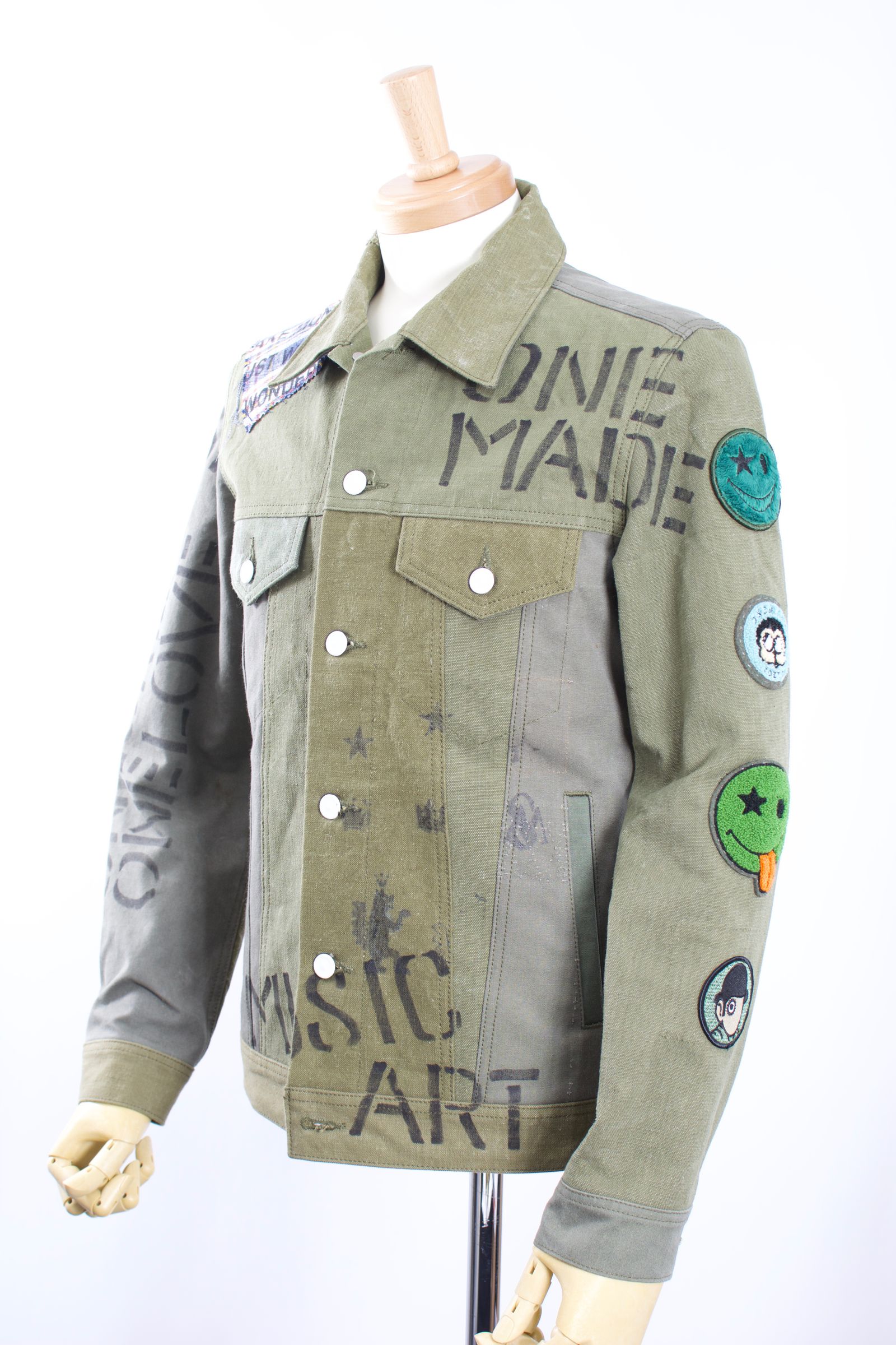 ONE-562 REBUILD JACKET / 1点物(M相当) / FRANCH ARMY DUFFLE BAG / ハンドメイド