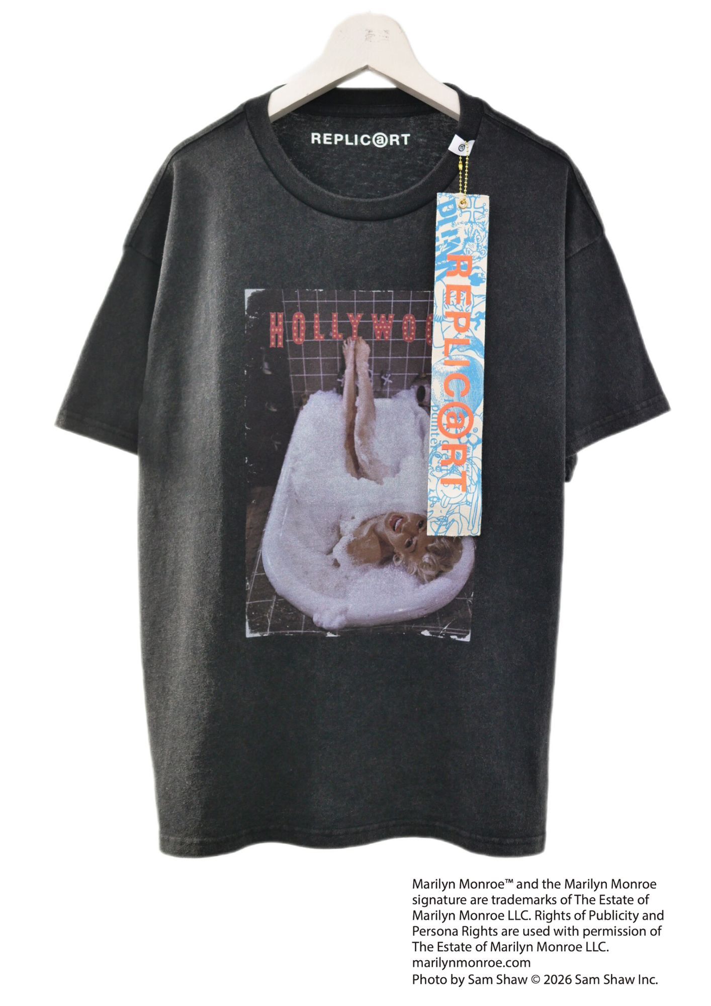 【マリリンモンロー】 RP-MM-005 / Marilyn Monroe Tシャツ / BLACK  / ユニセックス / ユニセックス