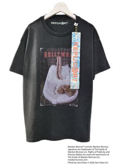 【マリリンモンロー】 RP-MM-005 / Marilyn Monroe Tシャツ / BLACK  / ユニセックス / ユニセックス