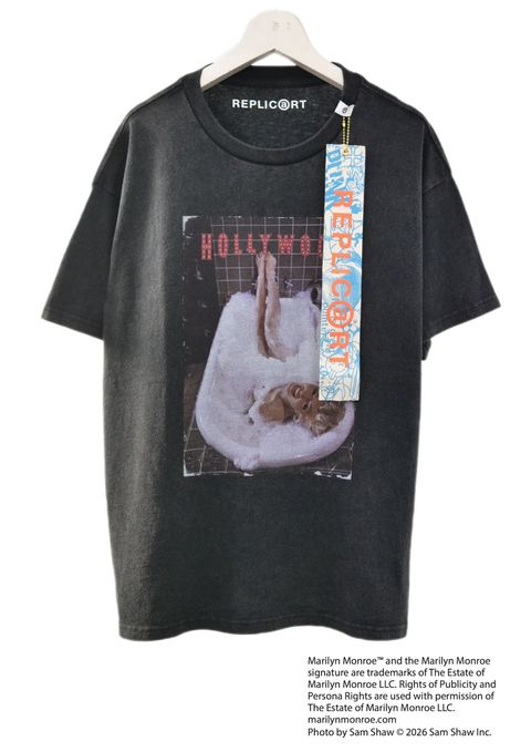 【マリリンモンロー】 RP-MM-005 / Marilyn Monroe Tシャツ / BLACK  / ユニセックス / ユニセックス