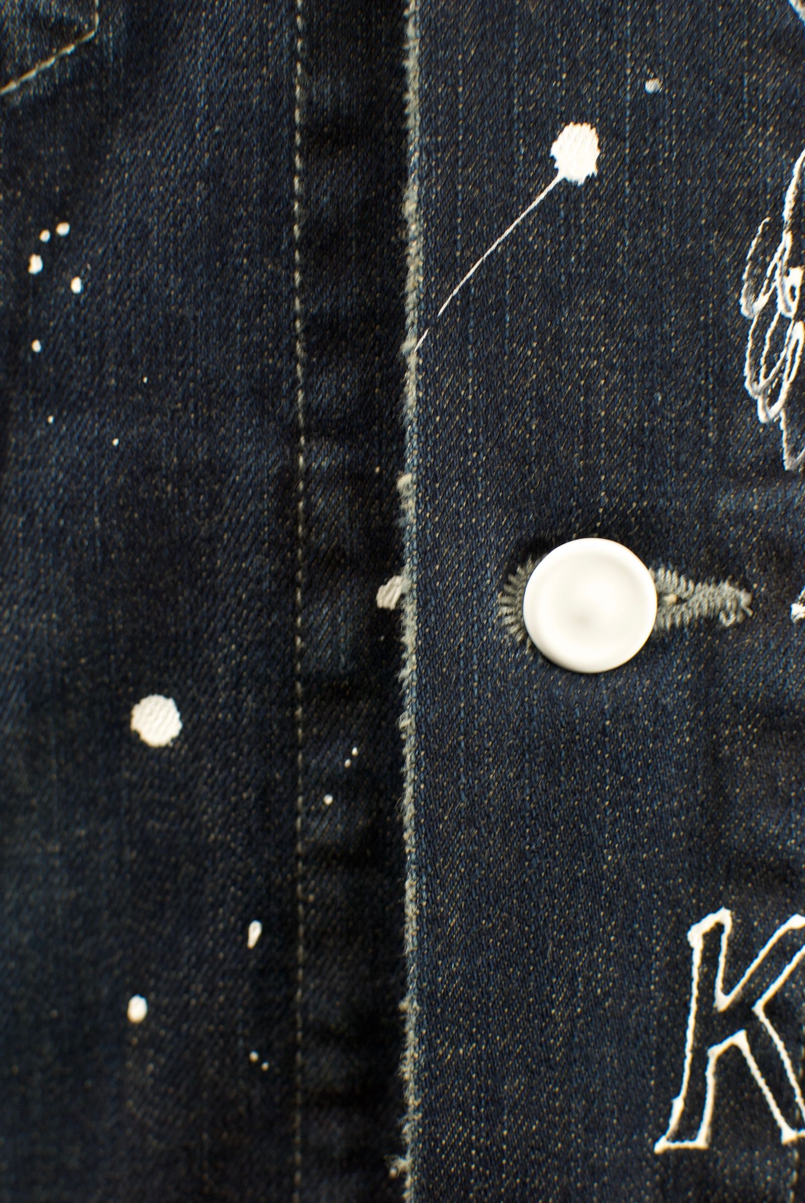ONE-519 DENIM JACKET  / デニムジャケット /  Hand Made / ハンドメイド  / ハンドペイント
