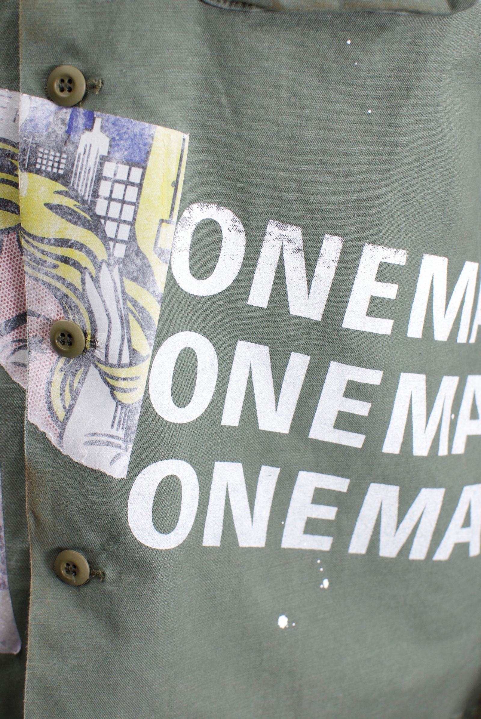 ONE MADE - ONE-515 Military Shirt / ミリタリーシャツ / Hand Made