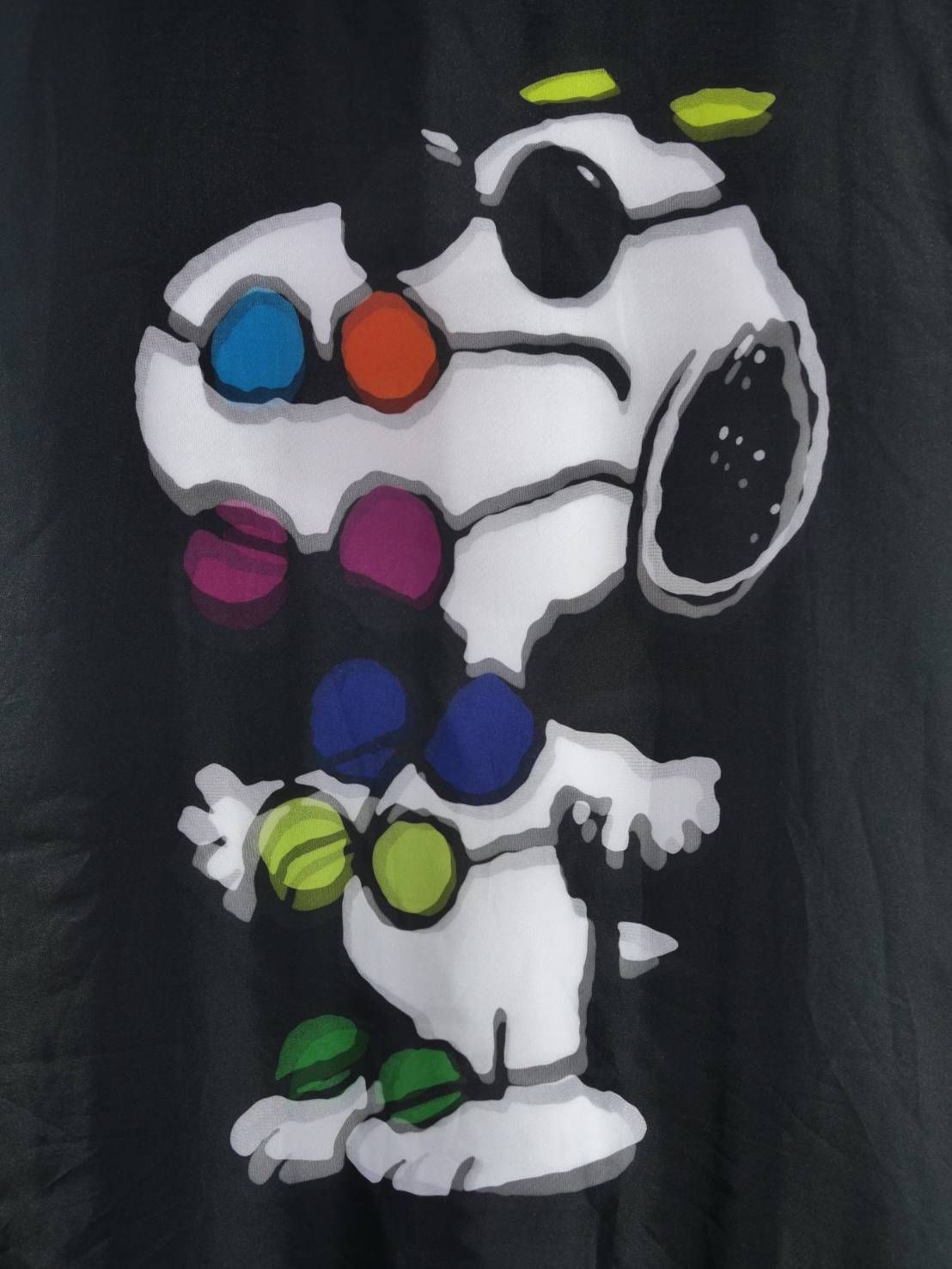 【スヌーピーシリーズ】 TR-059 / SNOOPY / ライセンス商品 / 3Dアート / スヌーピー/ パーカー / BLACK  / UNISEX
