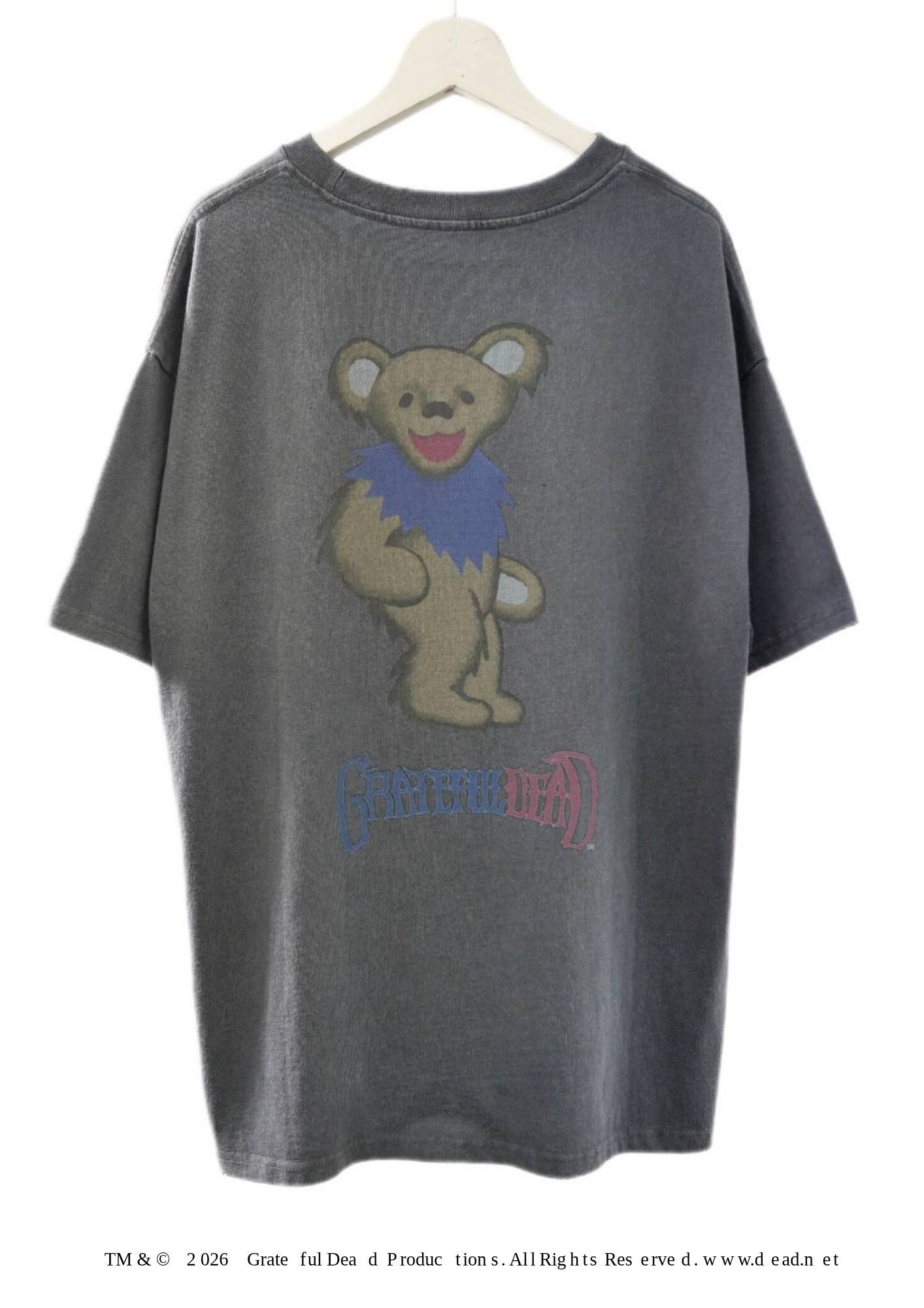 【グレイトフルデッド】 RP-GD-005 / Grateful Dead Tシャツ /  Charcoal / ユニセックス