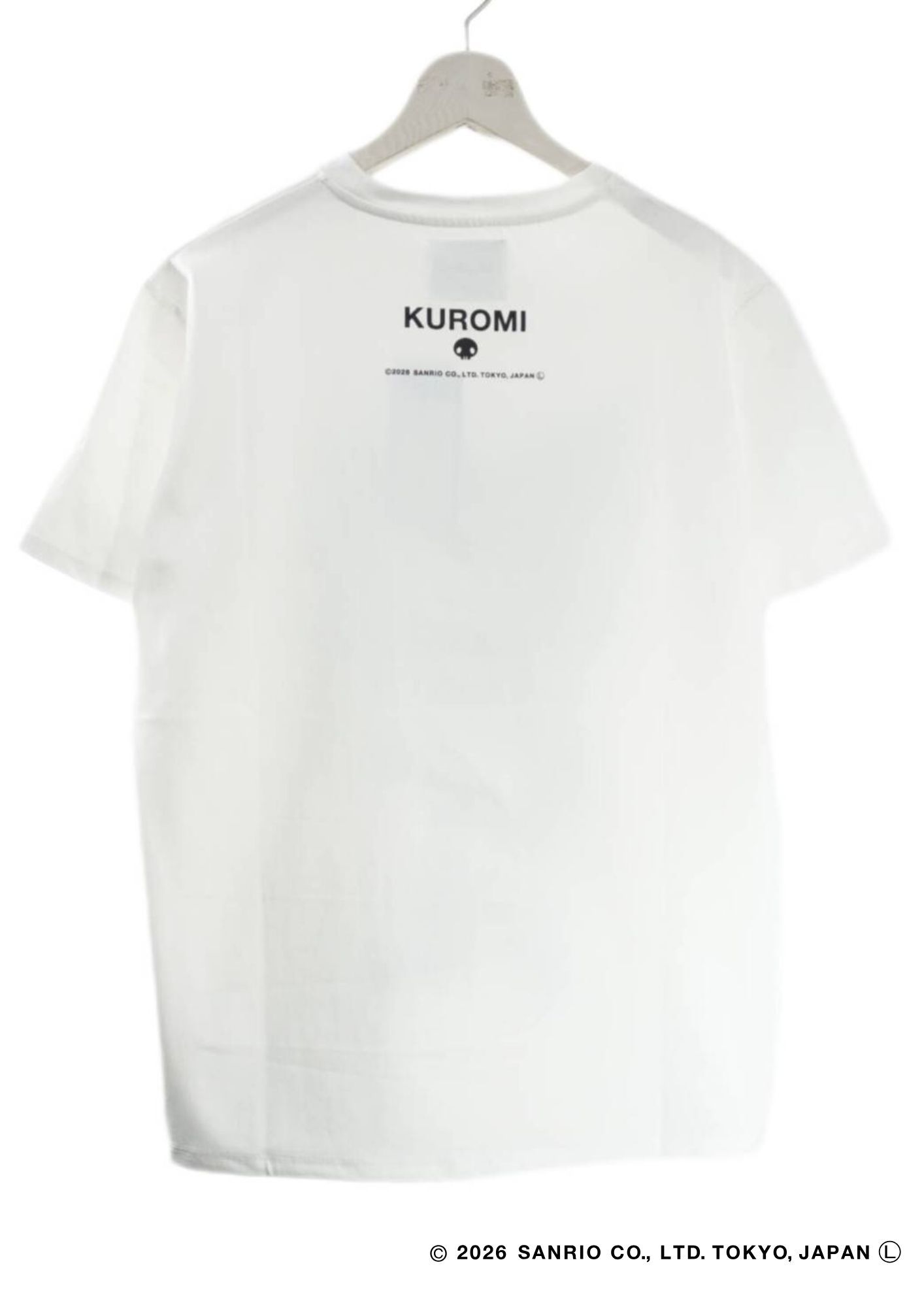 【KUROMIデザイン】TR-097 / 3DアートTシャツ / サンリオキャラクターコラボ / /WHITE/ ユニセックス