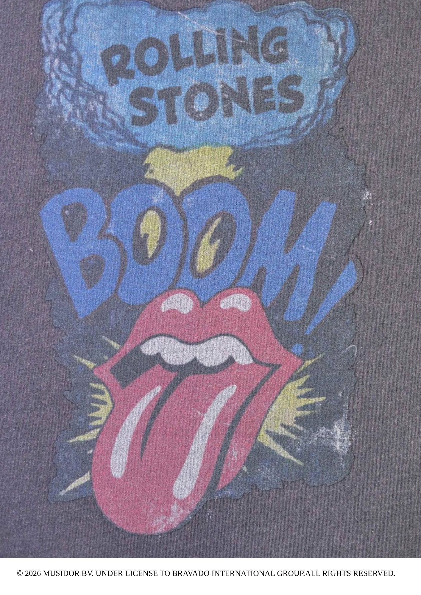 【ローリングストーンズ】 RP-RS-003 / The Rolling Stone Tシャツ / Charcoal / ユニセックス