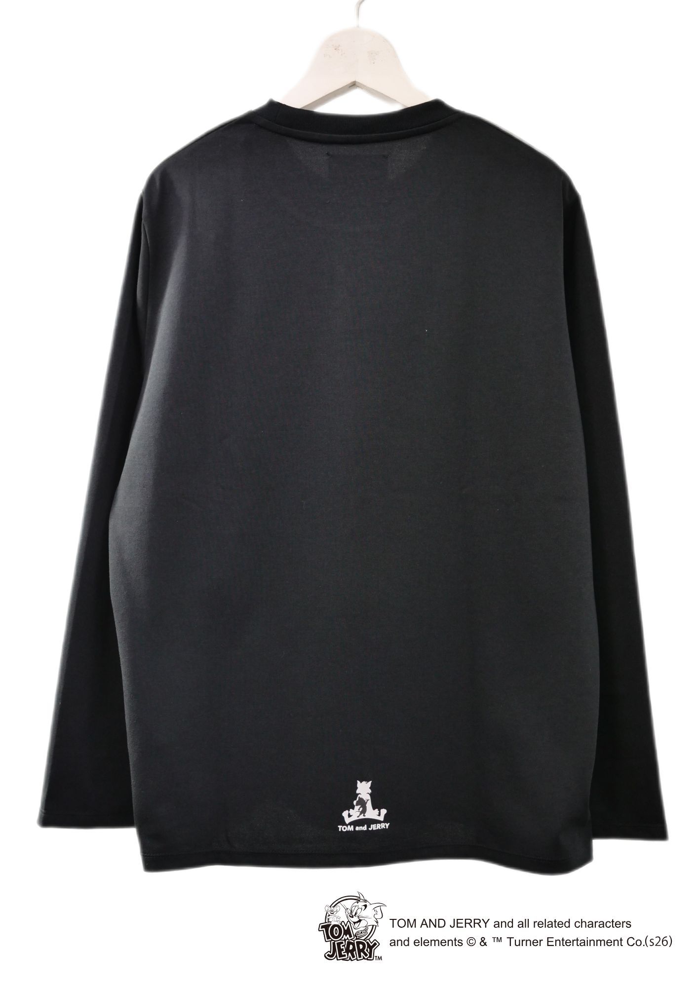 【TOM&JERRY×TRIPPY MIKIO ART】 TR-156 / 3DTシャツ / BLACK / ロンT / ユニセックス