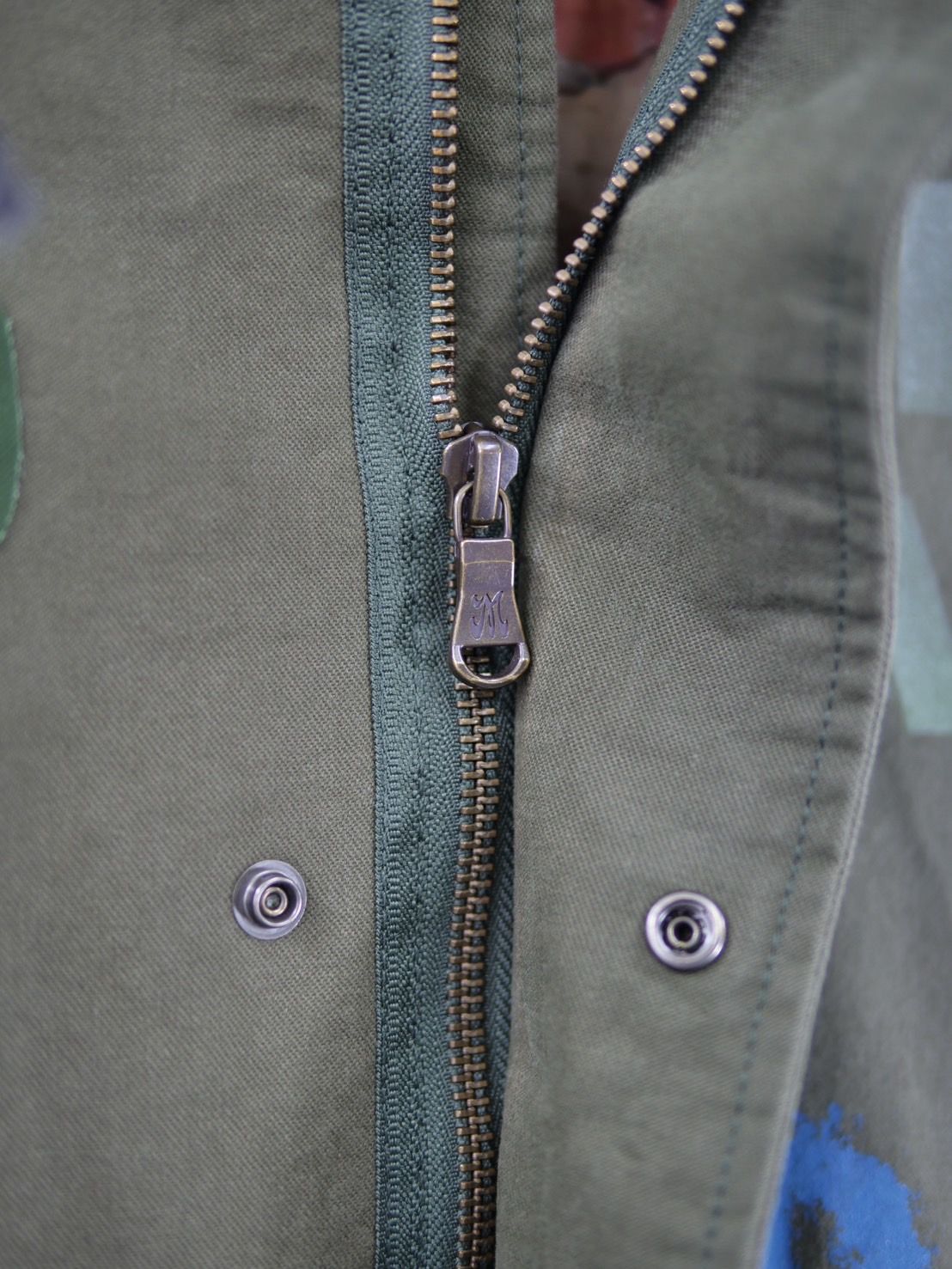 【世界で一枚だけ】別注 モッズコート / ヴィンテージカーキ / ハンドメイド / アートブランド / UNISEX /PARKA SHELL M-1951 / M-51