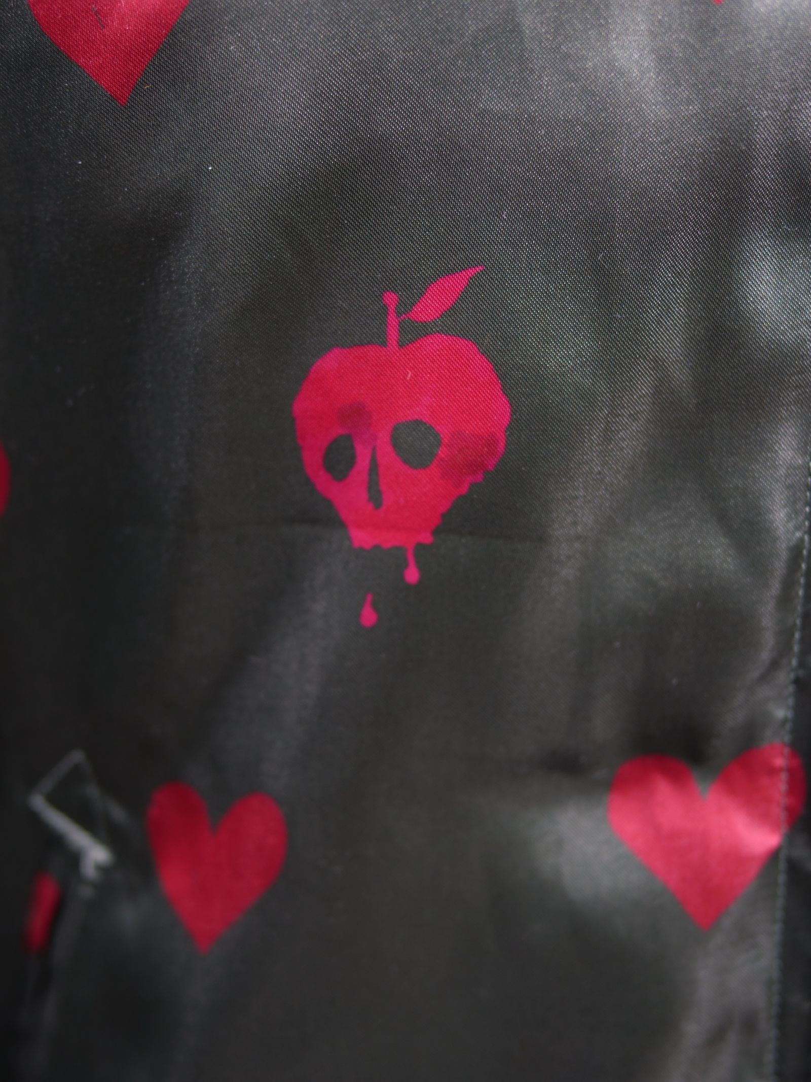 MX-1237 REVERSIBLE SUKAJAN / APPLE SKULL / リバーシブルスカジャン / パラシュート素材