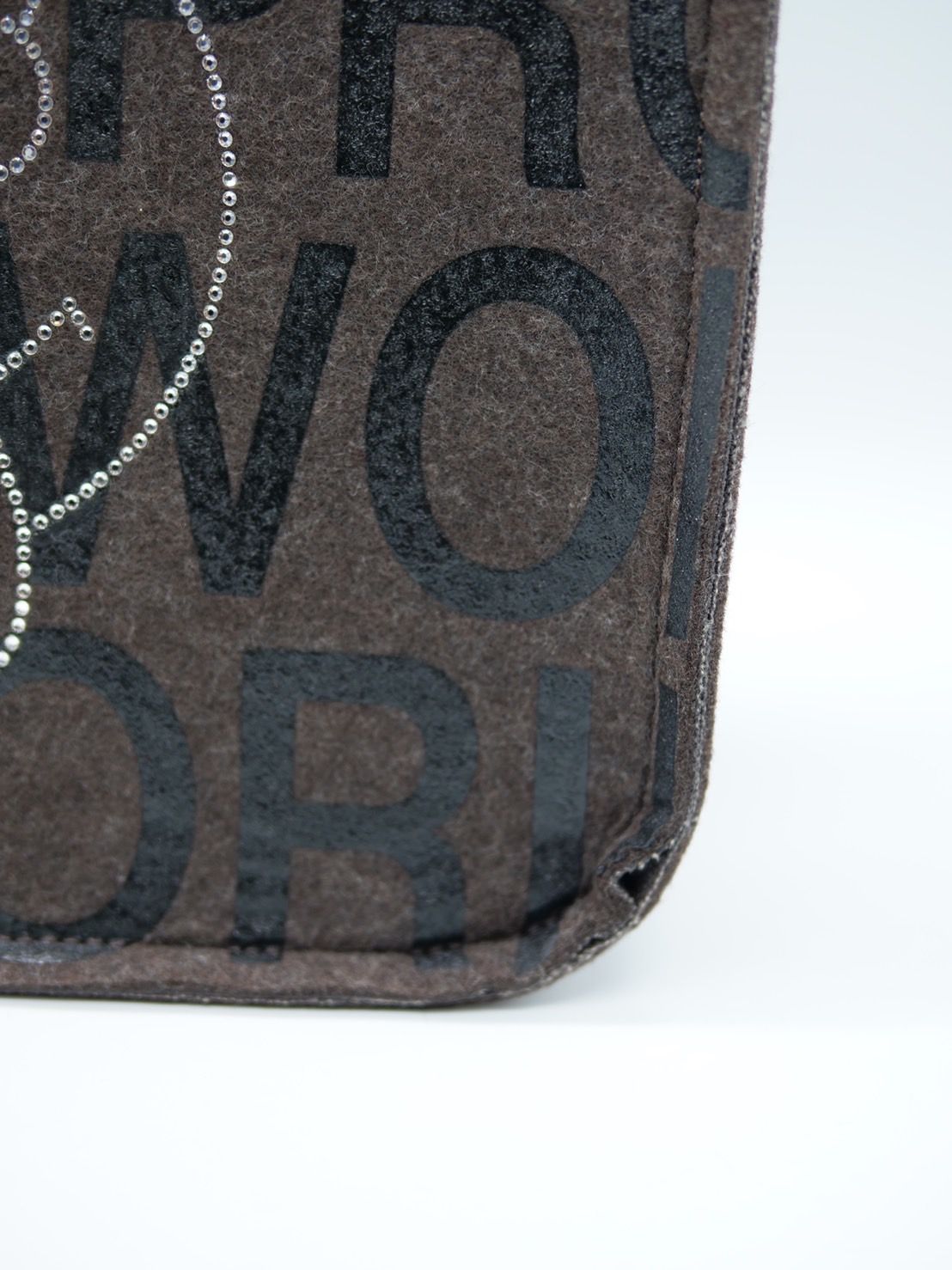 ONB-001S /  FELT MINI TOTO BAG /  SWAROVSKI / スワロフスキー / トートバッグ / ハンドメイド / MADE IN JAPAN