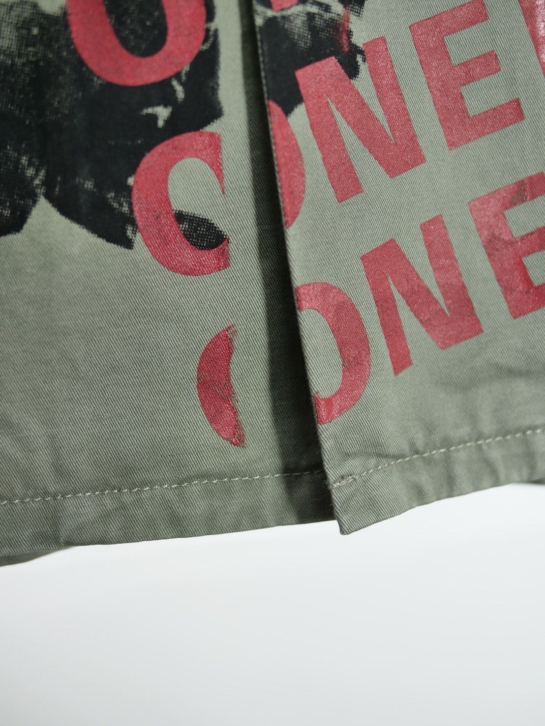【 ミリタリーシャツ】  カーキ  / UNISEX / ユーティリティーシャツ / ファーティーグシャツ /