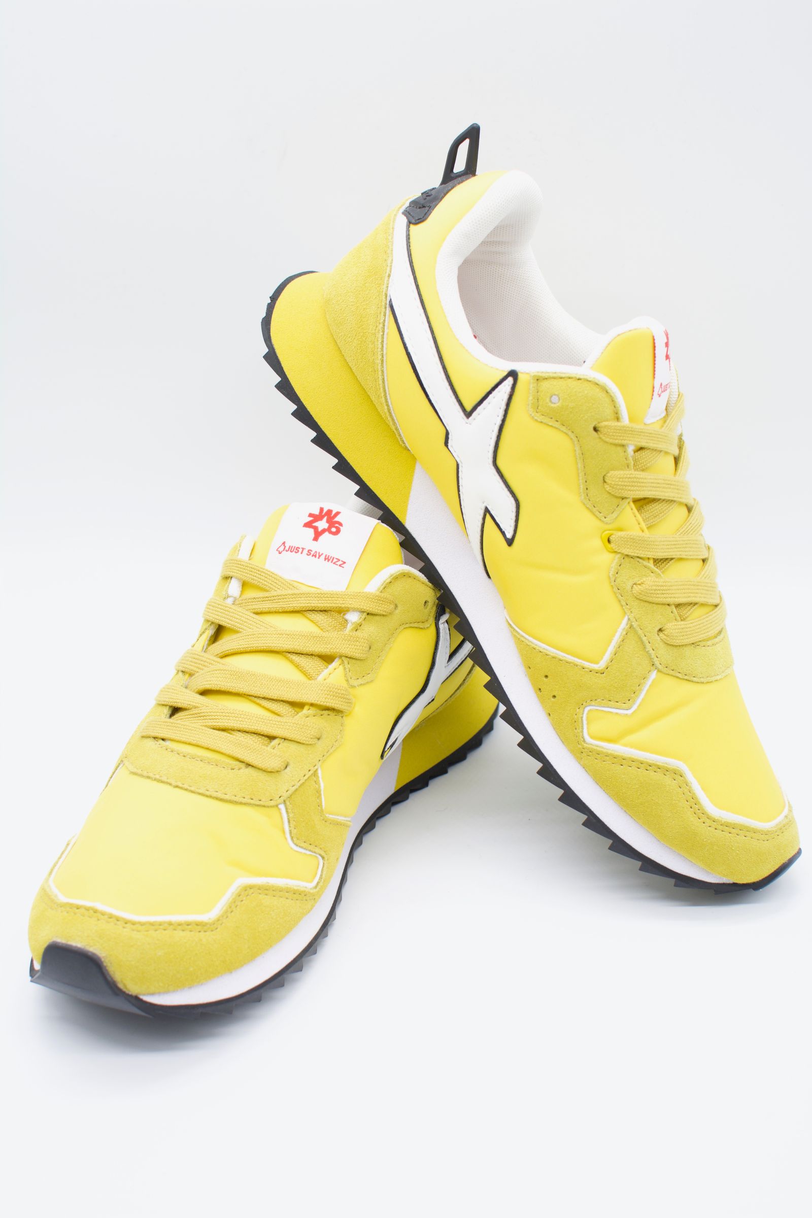 JET-M /YELLOW / ローカットスニーカー「スウェード×ナイロン×レザーの異素材コンビネーション」