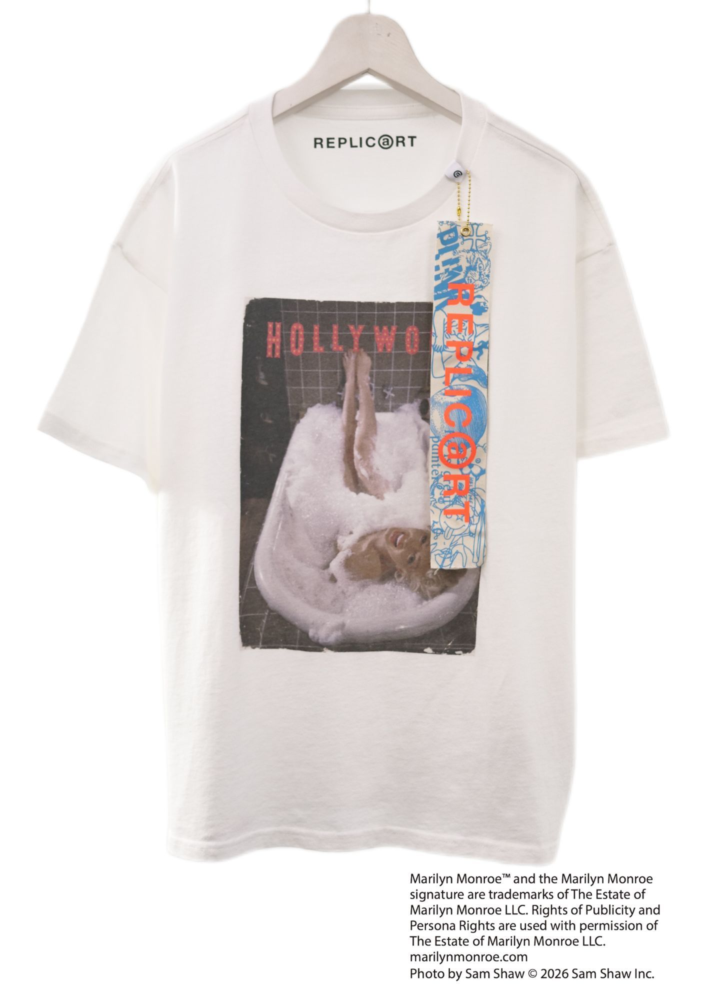 【マリリンモンロー】 RP-MM-005 / Marilyn Monroe Tシャツ / WHITE / ユニセックス / ユニセックス