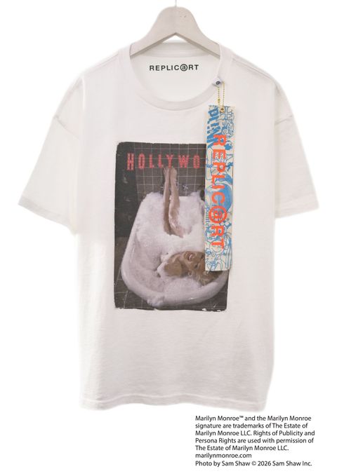 【マリリンモンロー】 RP-MM-005 / Marilyn Monroe Tシャツ / WHITE / ユニセックス / ユニセックス