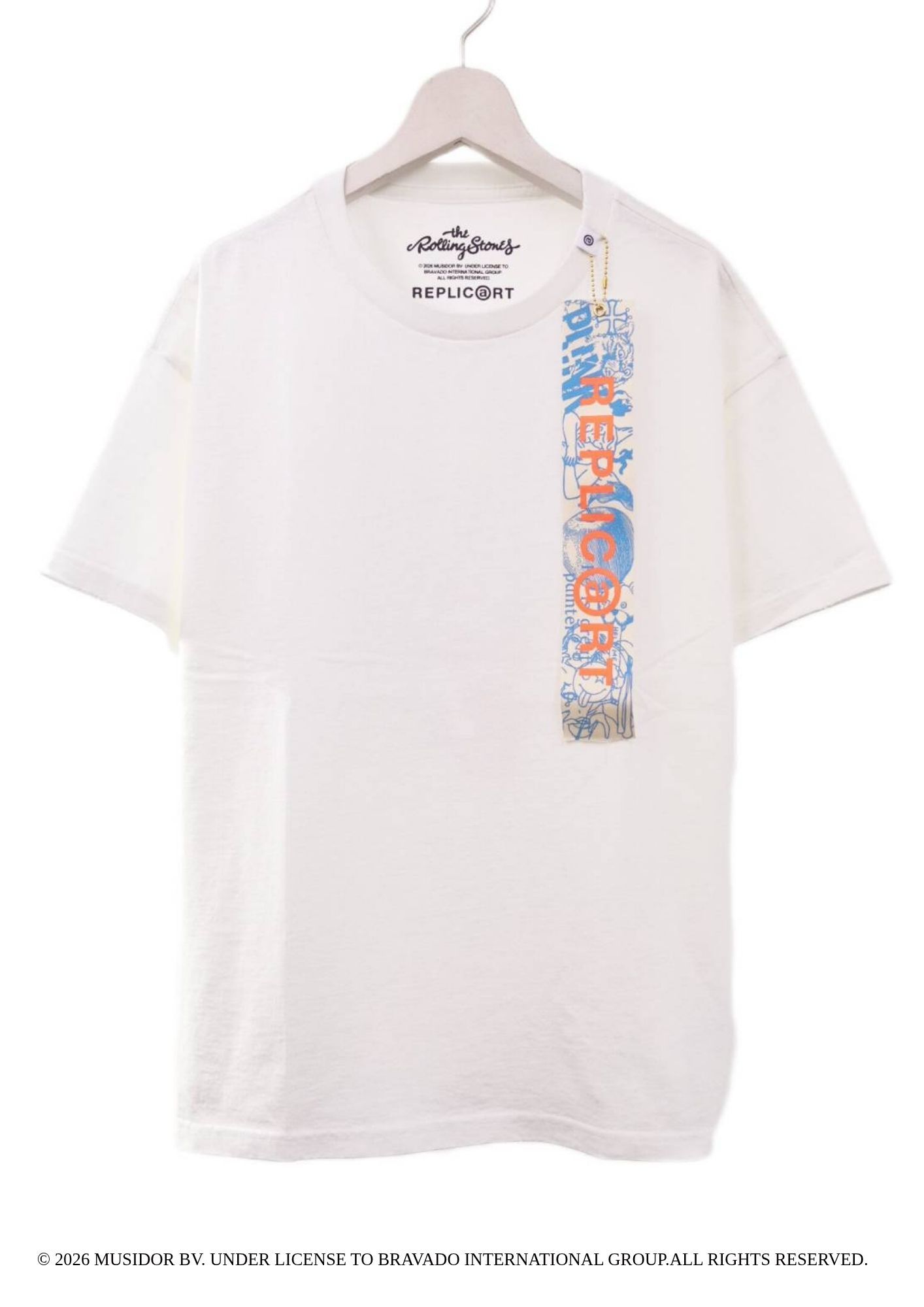 【ローリングストーンズ】 RP-RS-003 / The Rolling Stone Tシャツ / WHITE / ユニセックス