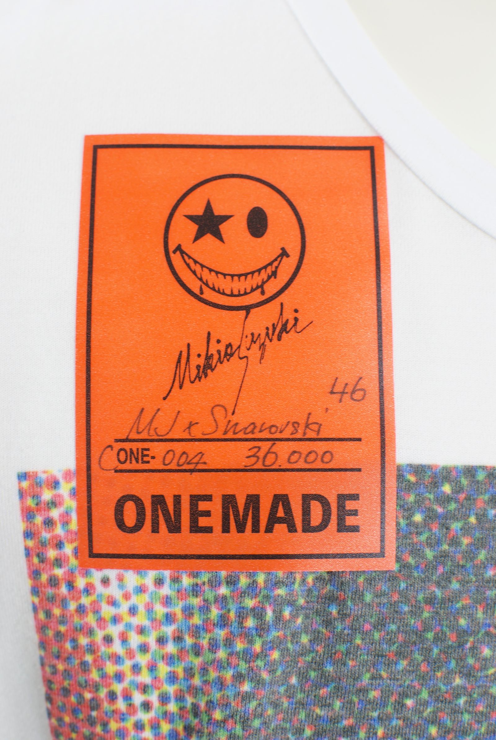 CONE-004 ONEMADE×Capana (コラボアイテム) / MJ×SWAROVSKI /スワロフスキー  / アートTシャツ