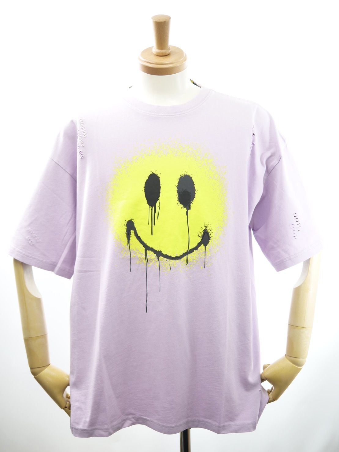 【maxsix x Trick Or Chic】 オーバーサイズTシャツ / ビンテージパープル / アートTシャツ / オールジェンダー / ユニセックス /