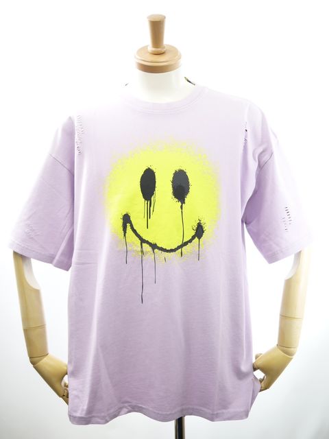 【maxsix x Trick Or Chic】 オーバーサイズTシャツ / ビンテージパープル / アートTシャツ / オールジェンダー / ユニセックス /