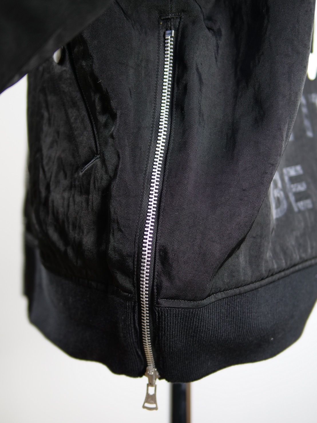 【4つのスタイルが楽しめる】 リバーシブル MA-1  4WAY/ BLACK ブラック /   フライトジャケット  B-15 後継モデル / ナイロン 100%  / UNISEX  ユニセックス