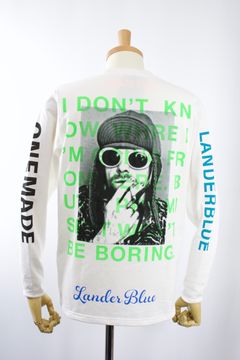 ONEMADE×LANDERBLUE「別注」ONE-710 / Mサイズ / ロングTシャツ / HAND MADE / MAXSIX /MIKIO SUZUKI