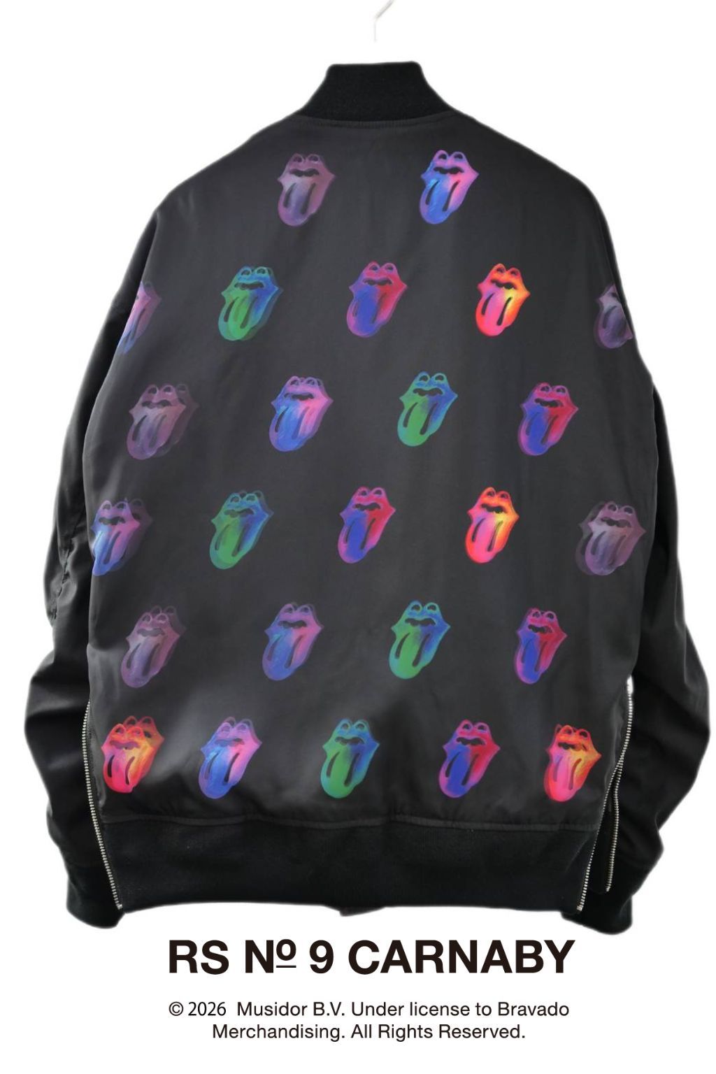【The Rolling Stones】 RS No.9 CARNABYコラボレーション / TR-143 BLACK / REVERSIBLE 3D MA1 /