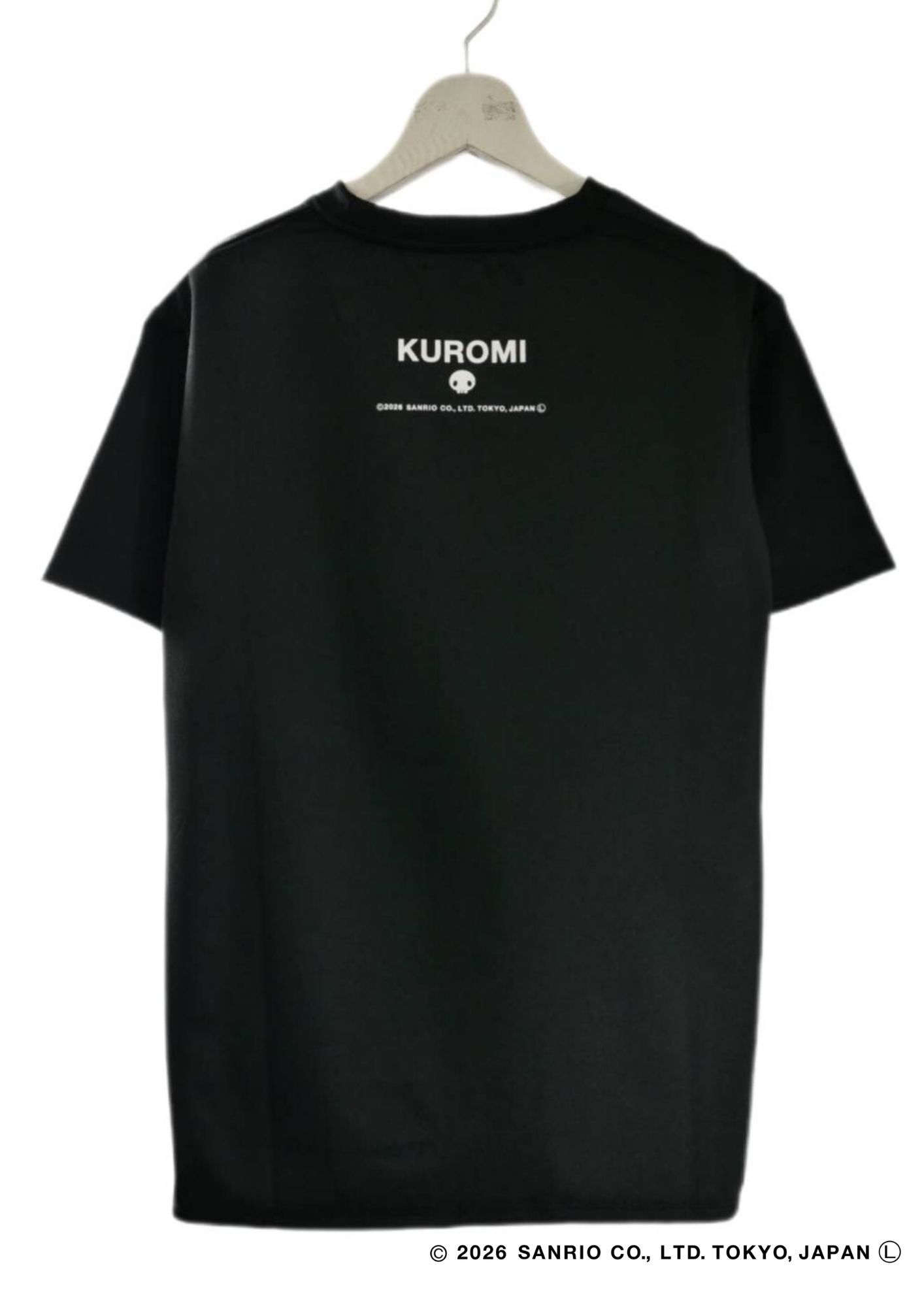 【KUROMIデザイン】TR-096 / 3DアートTシャツ / サンリオキャラクターコラボ / BLACK / ユニセックス