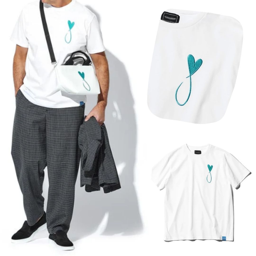 MAISON HONORE - Tiphanie Tシャツ ブラック×レッド 半袖