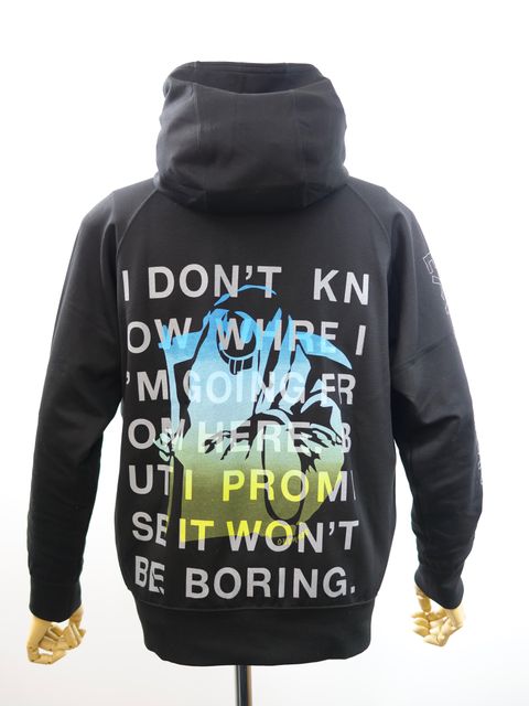 ONE-903 / ZIPHOODY / 別売パンツでSETUP可能 / ブラック/ イージーケア / ハンドメイド / アート /